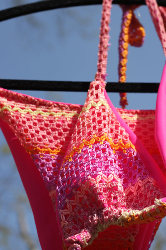 Pink Crochet OG Bikini Bottoms 2.0